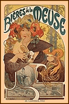 Bieres de la Meuse, by Alphonse Mucha