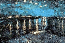 Starlight Over Rhone, by Vincent van Gogh