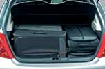 Peugeot 207 luggage area
