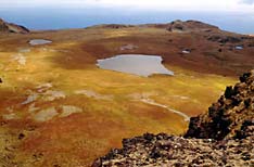 Caldera on Amsterdam Island