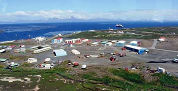 Port-aux-Francais base station on Kerguelen.