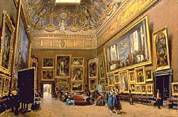 Salon Carre in the Louvre Museum