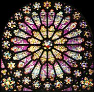 Rose window at Abbey of Saint-Denis