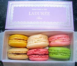 Laduree box of macarons