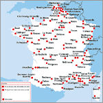 France Cities Map IGN Tn 