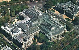 Aerial view of the Grand and Petit Palais