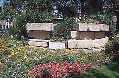 Tower of Liberty stones in the Square Galli