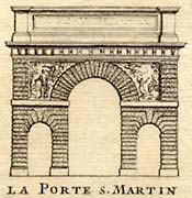 Porte Saint-Martin engraving