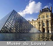 I.M. Pei pyramid and Sully wing of the Louvre