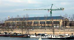 Musee de l'Orangerie under construction.