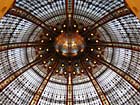 Interior view of dome at Galeries Lafayette