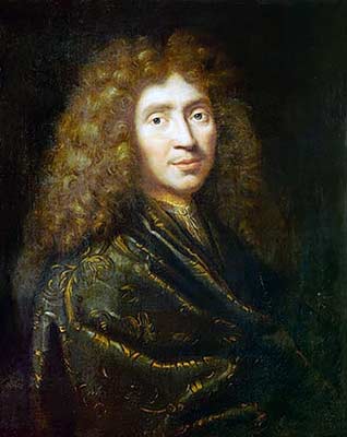 Portrait of Jean-Baptiste Poquelin, a.k.a. Molière, French actor and playwright.