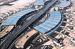 Aerial view of Roissy-CDG Terminal 2