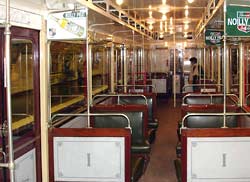 Interior of a Sprague-Thomson first-class car.