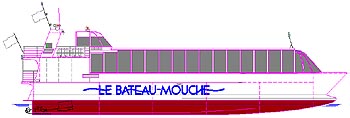 The modern Bateau-Mouche, a design ideal