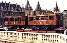 Wooden metro cars
