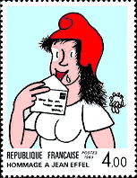 Stamp honoring Jean Effel