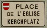 Alsatian street sign
